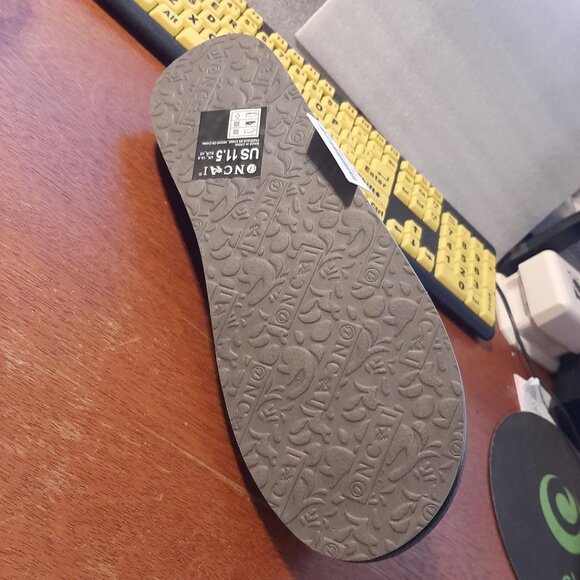 NEW With Tag ! Men's Arch Support Memory Foam Clog Slipper Light Gray Sz US11.5 - Picture 5 of 6